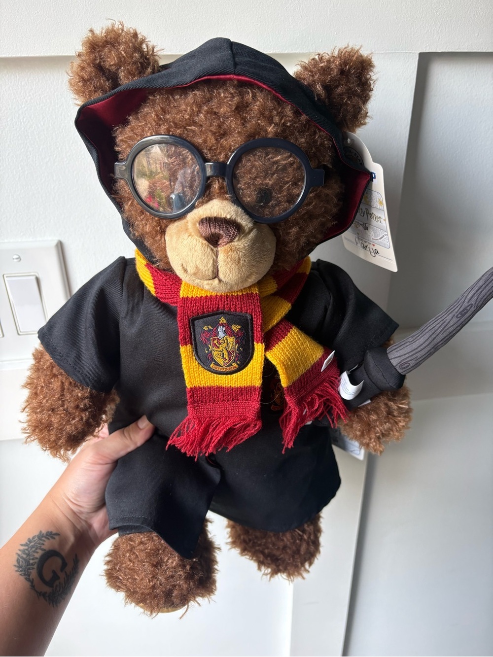 NWT Build-A-Bear Harry Potter Gryffindor Plush Teddy Bear Gift Set